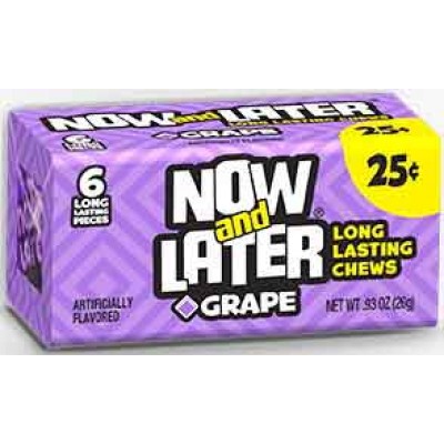 NOW & LATER SOFT PINEAPPLE 24CT/PACK (NO MORE 25CENTS)